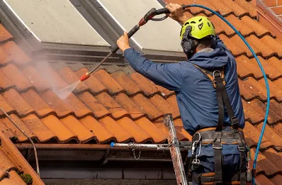 Démoussage et hydrofuge de toiture à Sirac